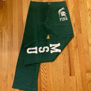 Michigan State Victoria Secret Pink MSU Sweatpants